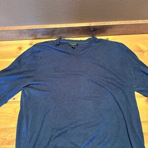 Banana Republic Deep Blue V-Neck Top